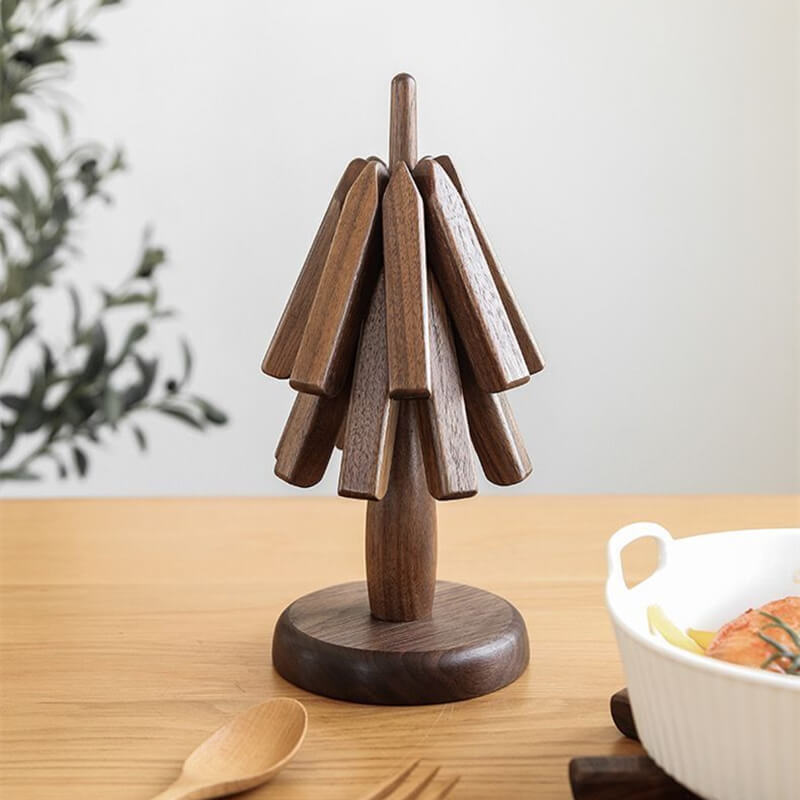 WOODLIA – Elegant Walnut Placemats for Modern & Stylish Dining