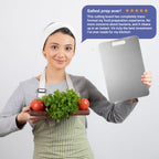 Stainless Steel Cutting Board - Resists stains and scratches