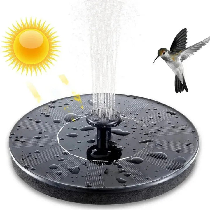 Flowbee – Elegant Solar Fountain for Garden Birds