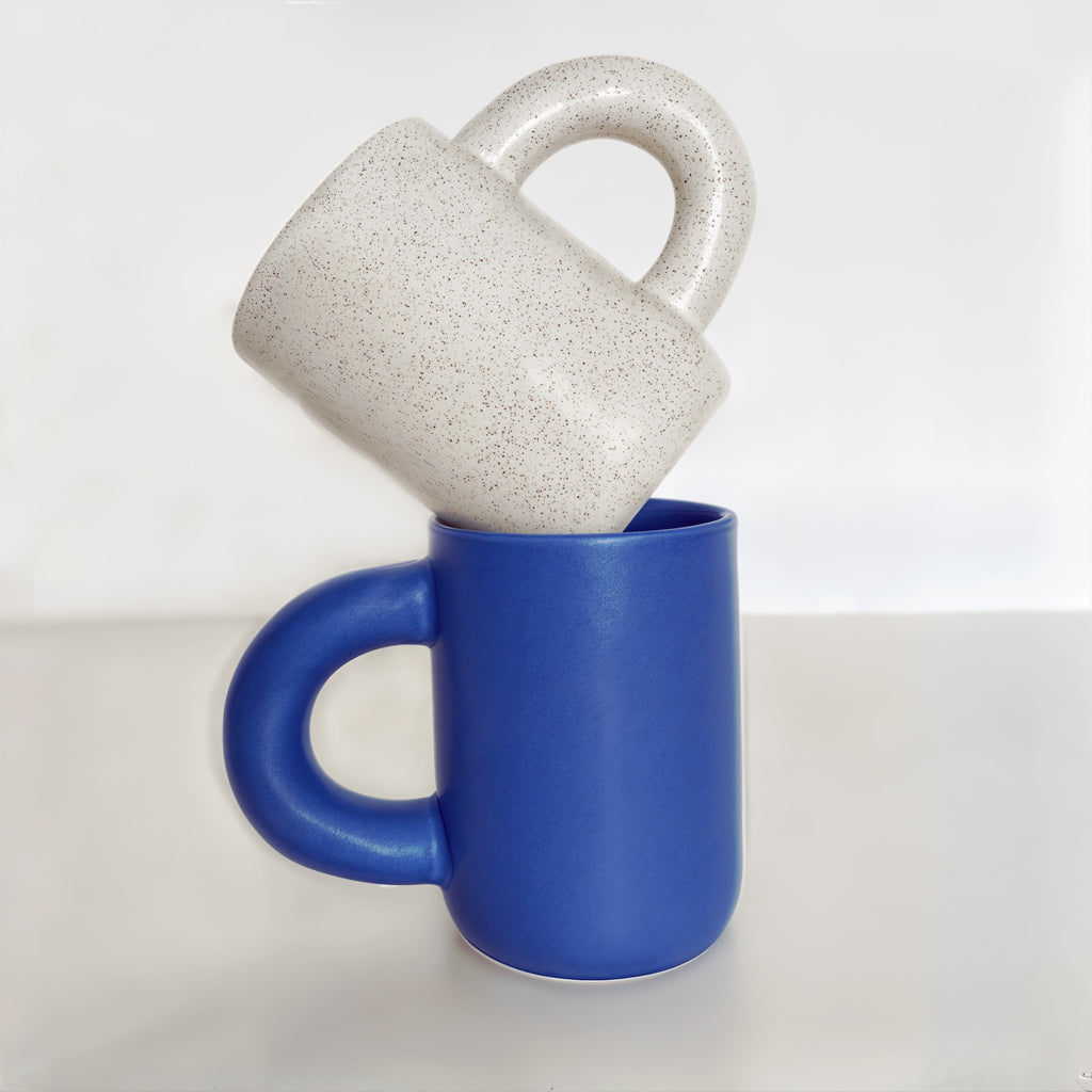 Athenea Cup – Luxe Porcelain Cup with Geometric Design