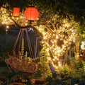Royelux Solar String Lights Fairy Lights - Waterproof Outdoor LED