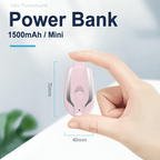 LuxPower Elite Mini-Powerbank | Compact keychain with powerful charging function for on the go