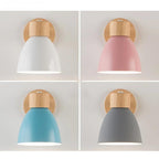CALMARA – Nordic Wooden Wall Lamp with Ambient Lighting
