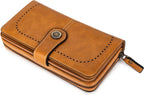 Stylish Leather Wallet with Wristband