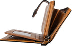 Stylish Leather Wallet with Wristband
