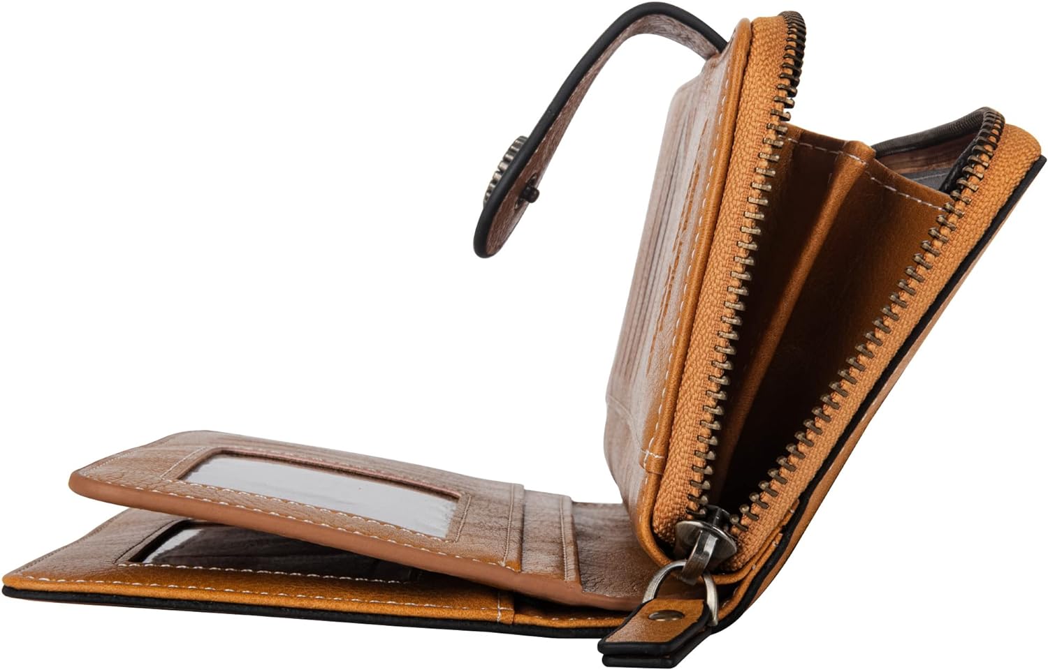 Stylish Leather Wallet with Wristband
