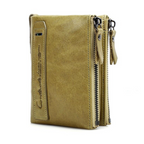 Stylish Double Zipper Wallet
