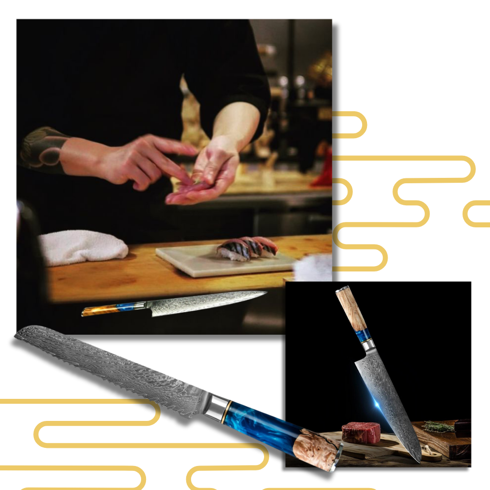 Riviera Maya Series Japanese Knives