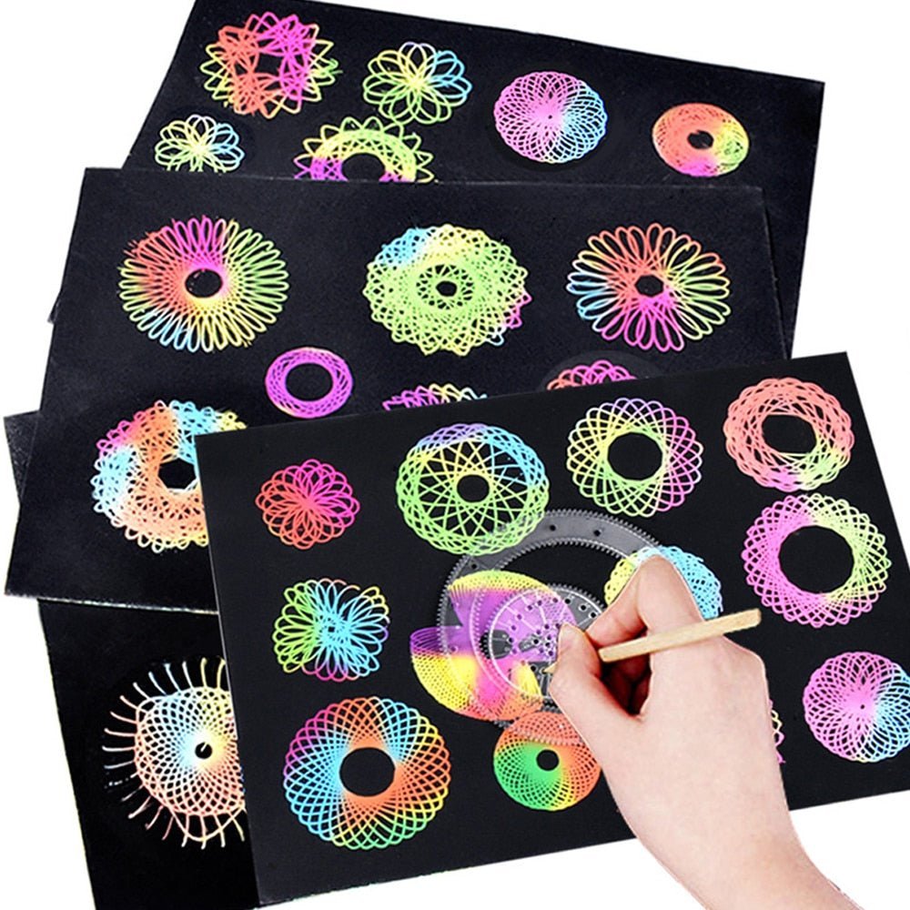 Spirograph Drawing Set - Artistic Precision - Dazzling Creations!
