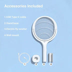 ZapGuard Mosquito Zapper – 5-in-1 Insect Protection with LED Lamp and USB Fast Charging