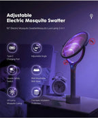 ZapGuard Mosquito Zapper – 5-in-1 Insect Protection with LED Lamp and USB Fast Charging