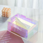 Iridescent Acrylic Tissue Box