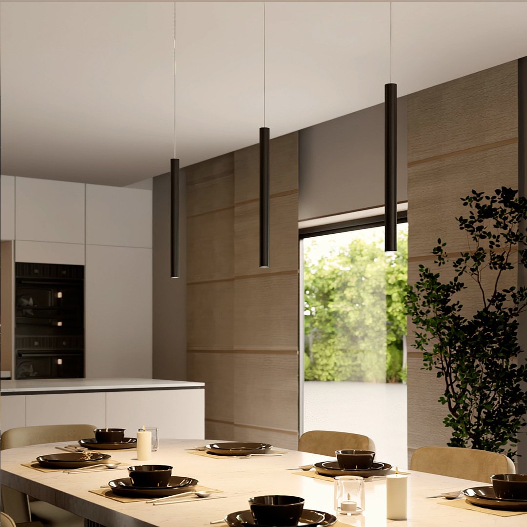 RayAura Minimalistic LED Pendant Light | Modern Design | Elegant Ceiling Lamp for Living Room & Office