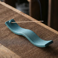 ZenWave Ceramic Incense Holder