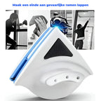 Magnetic Window Cleaner — double-sided glass cleaning device with safety lock